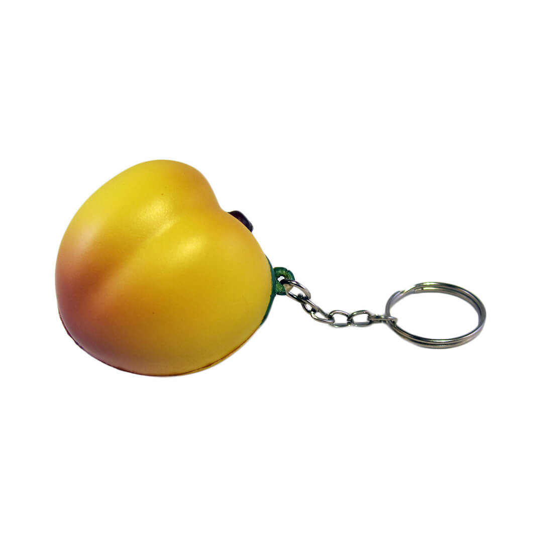 Peach Keyring Front