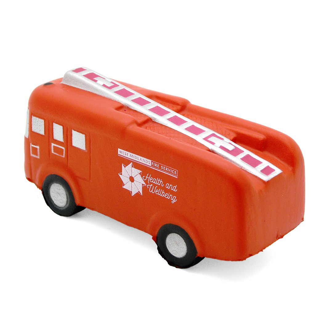 Fire Engine Stress Ball Side View