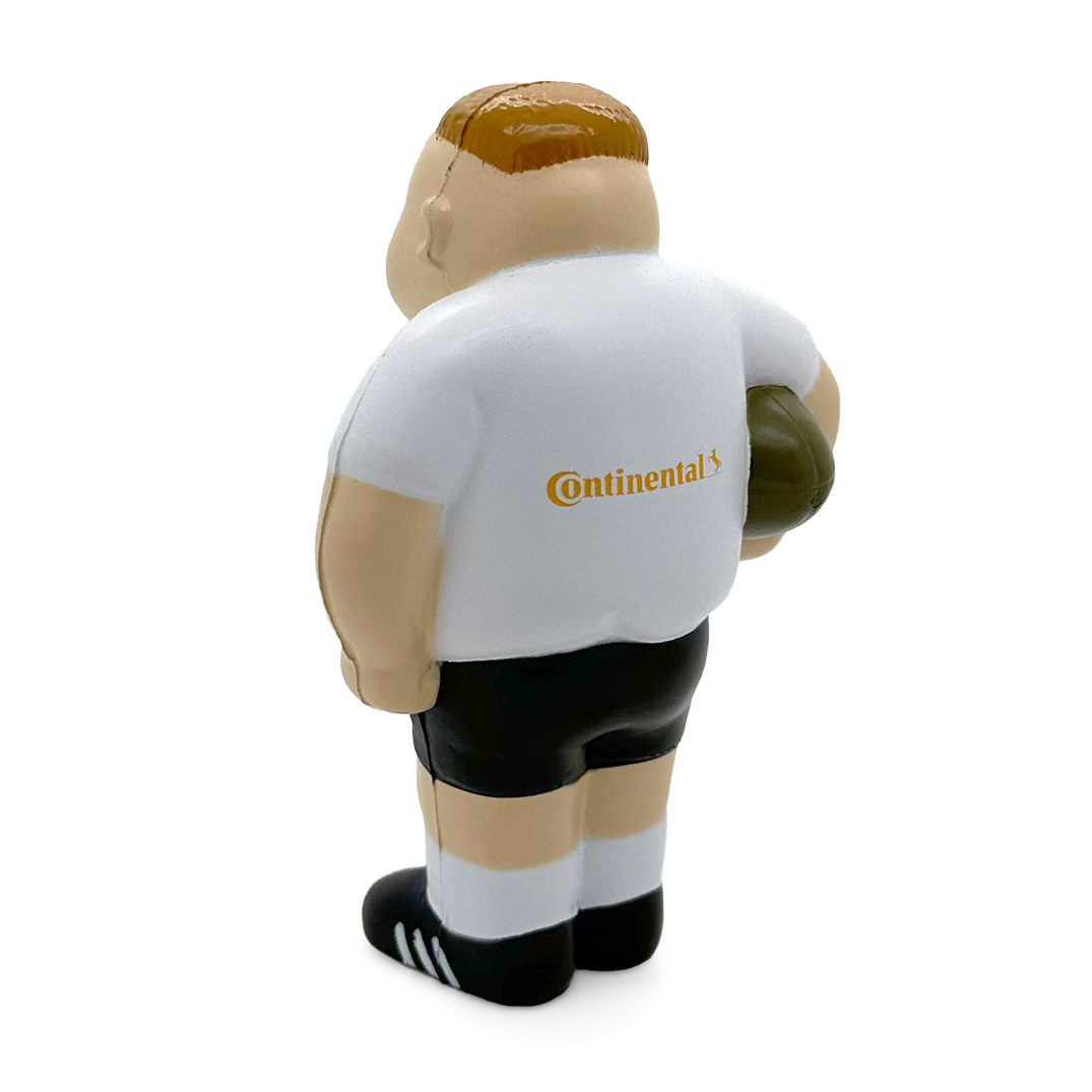 Rugby Player Stress Ball Rear