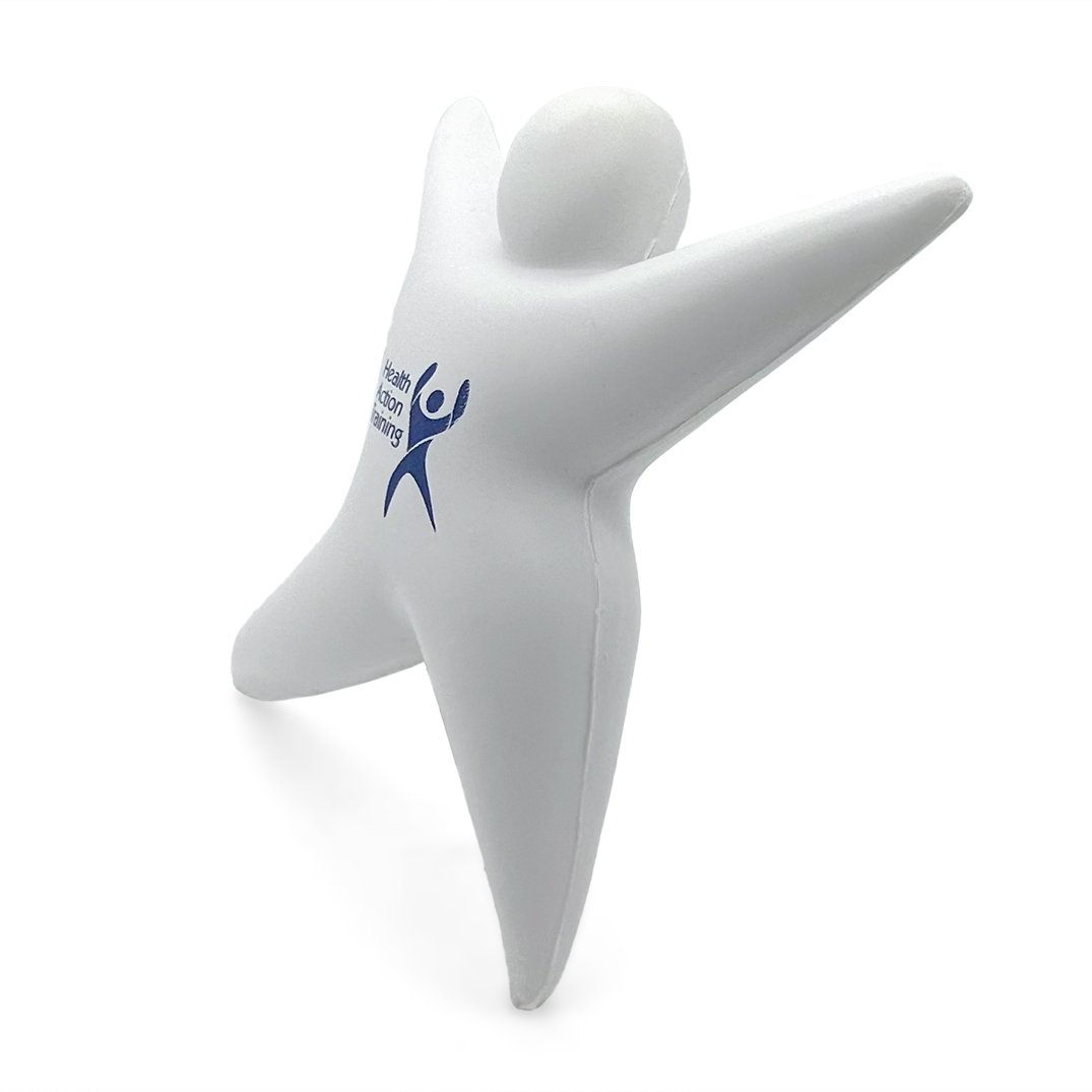 Fitness Man Stress Ball Side View