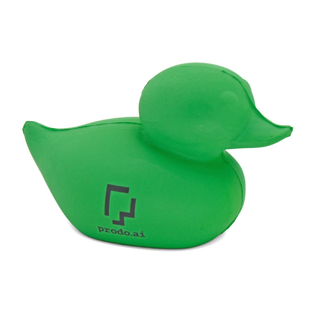 Pantone Matched Green Stress Duck