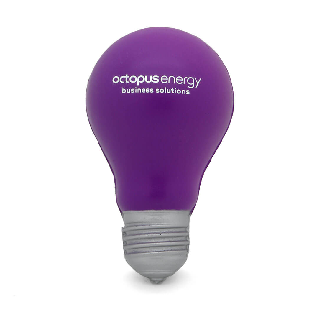 UK Made Purple Lightbulb Stress Ball