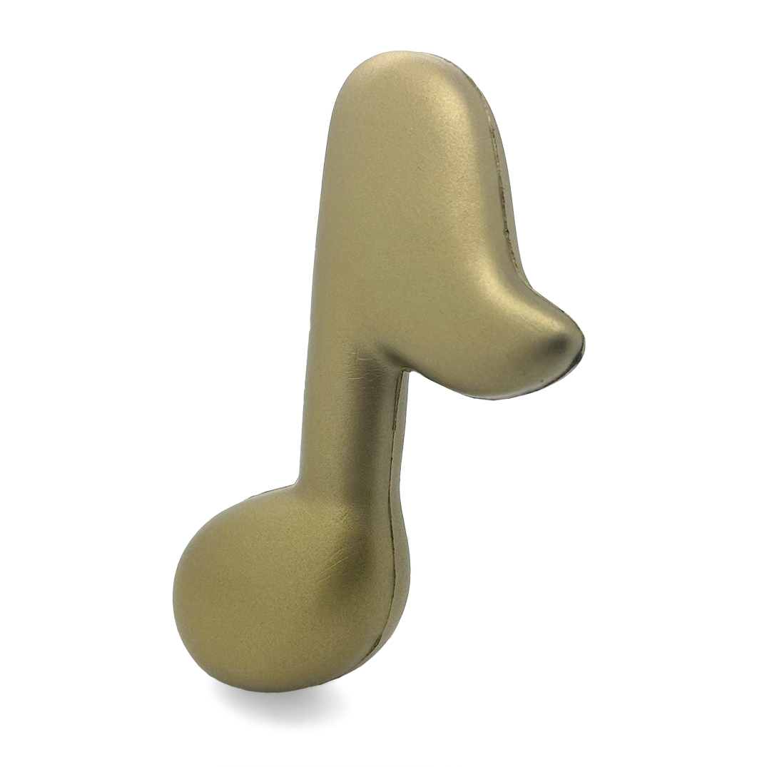 Quaver Musical Note Rear Side View