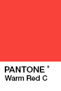 Pantone Warm Red C