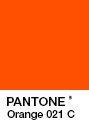Pantone Orange 021 C