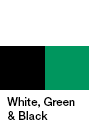 White, Green & Black