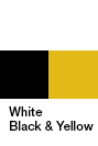 White, Black and Yellow