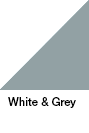 White with Grey Roof
