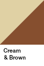 Cream & Brown
