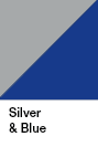 Silver & Blue