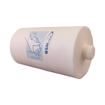 Bandage shaped stress ball with logo