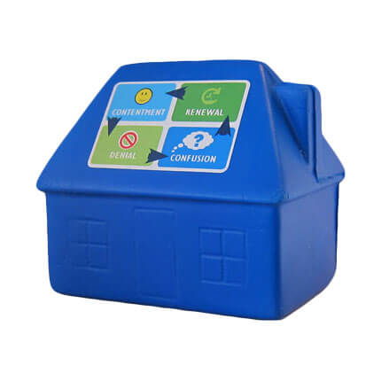 Blue House Stress Ball