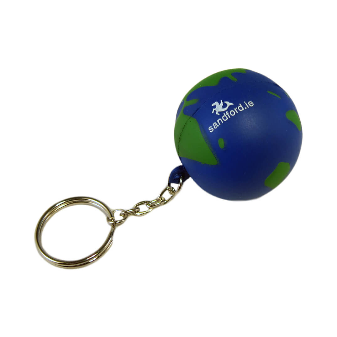 Globe Keyring Front