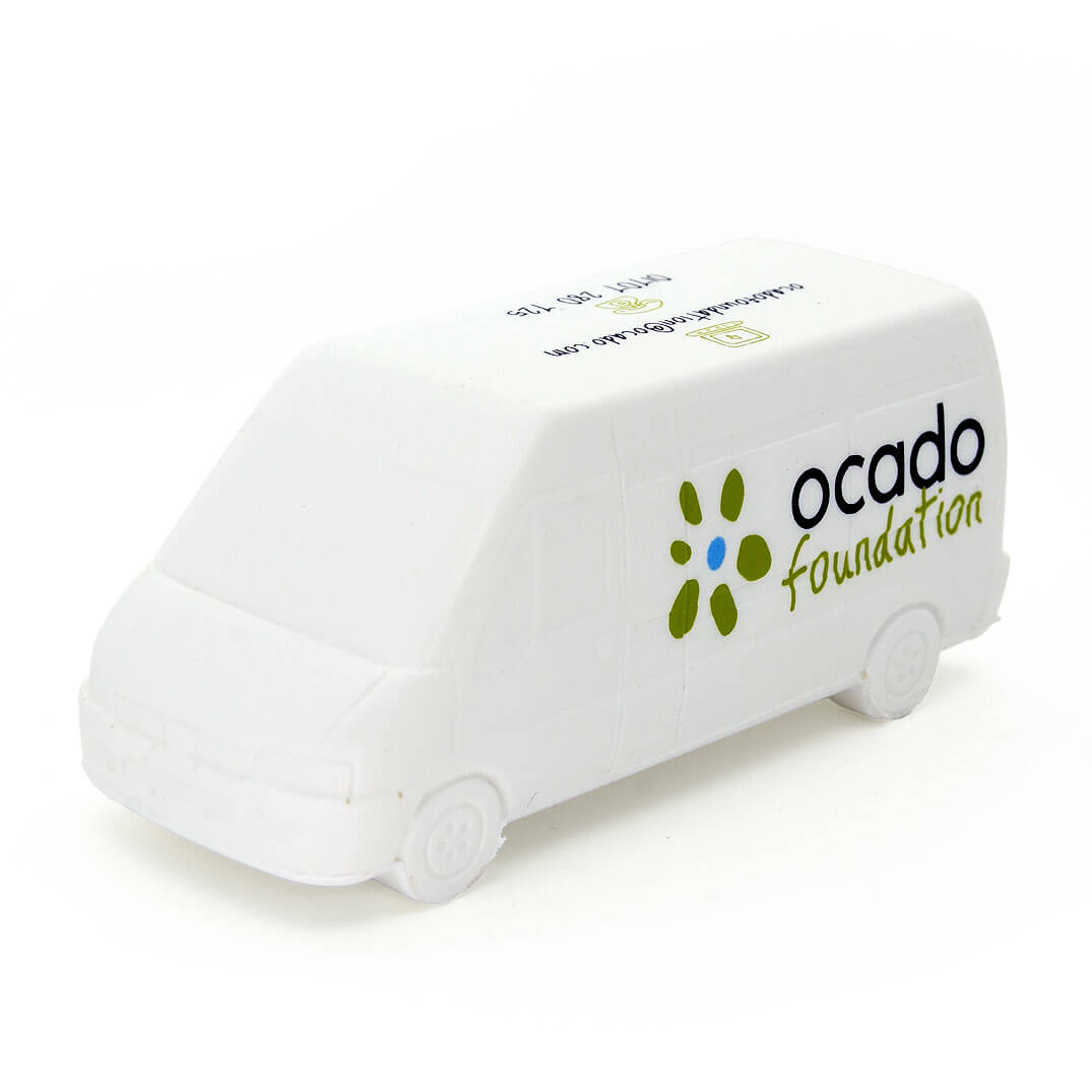 Ocado Printed Stress Van Front