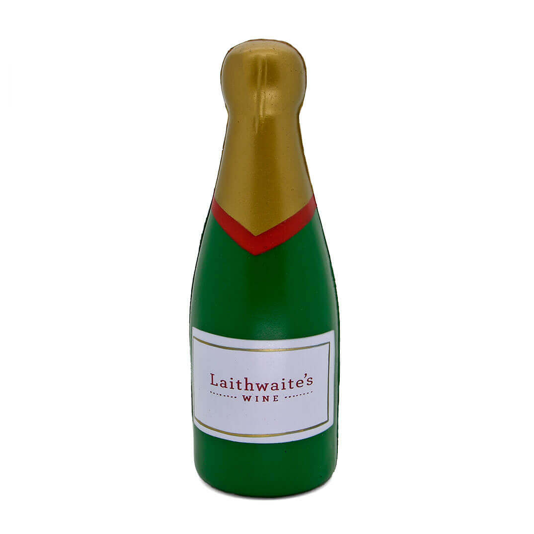 Stress Champagne Bottle Front View