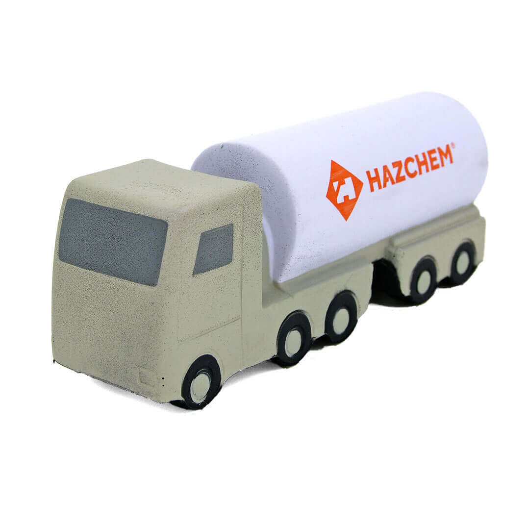 Hazchem Oil Tanker Truck Stress Ball Front View