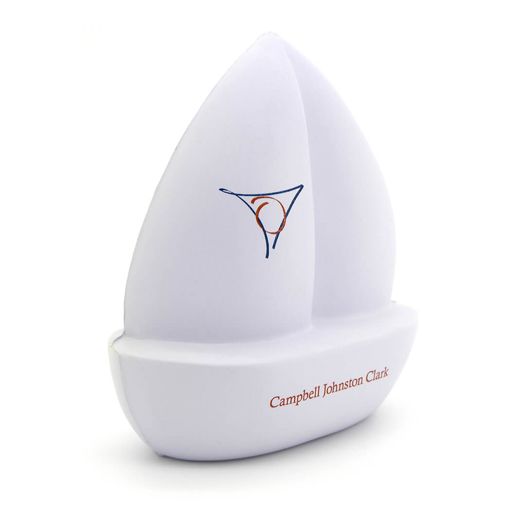 Sailing Boat Stress Ball Front View