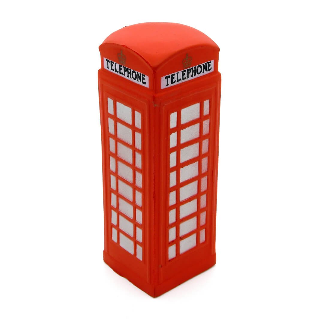 Telephone Box Stress Ball Front View
