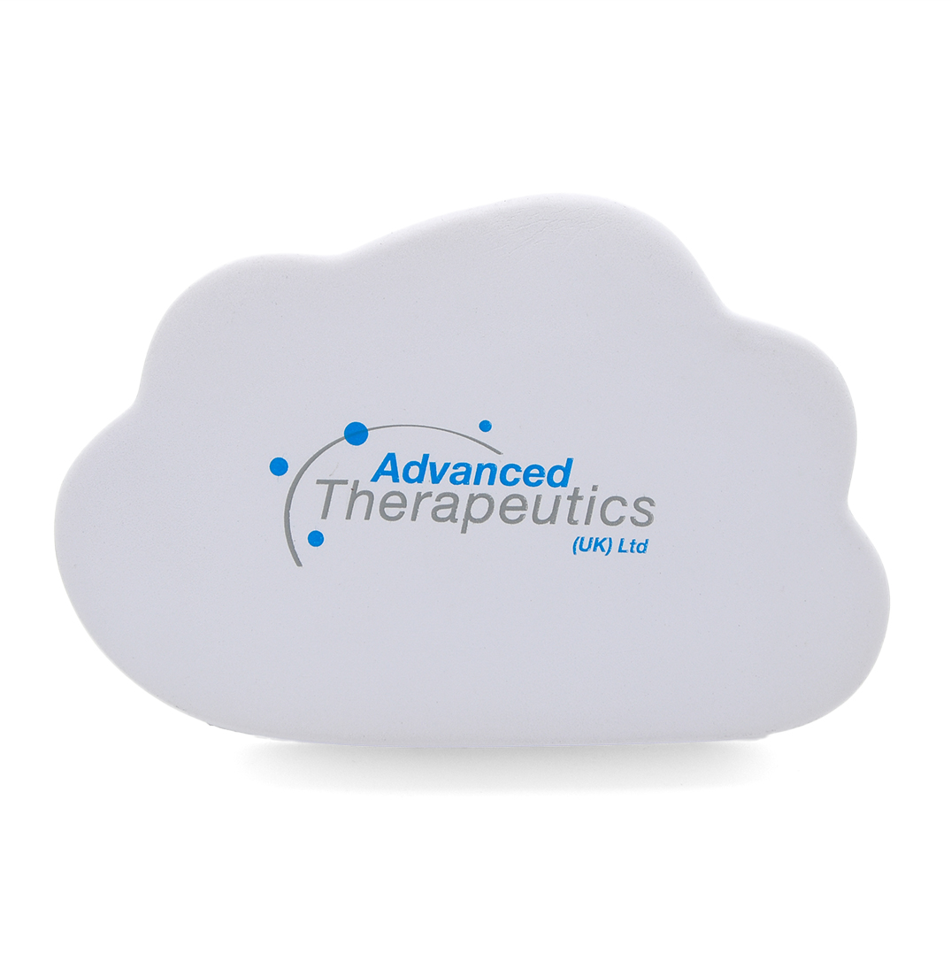 Flat Cloud Stress Ball Front View