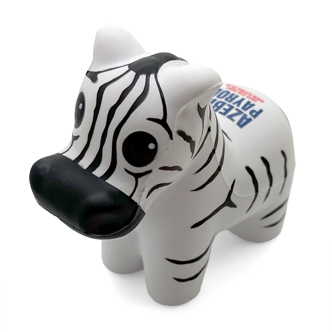 Zebra Stress Ball - Front View