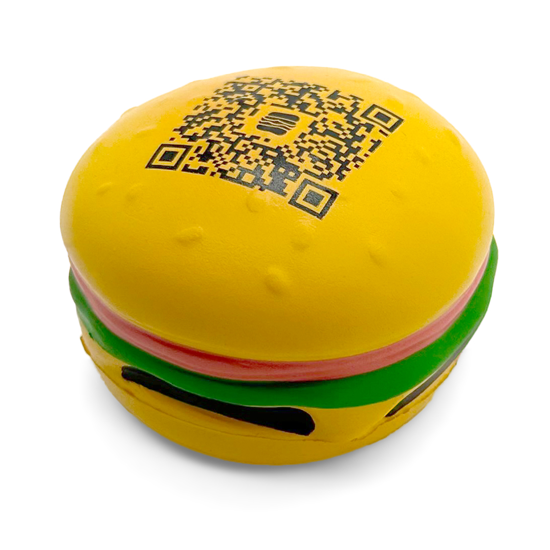 Burger Stress Ball - Front View