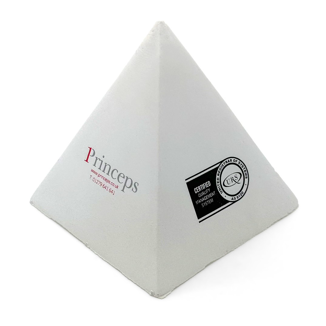 Pyramid Stress Ball Side One