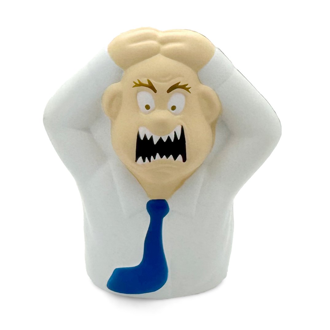 Angry Man Stress Ball Front