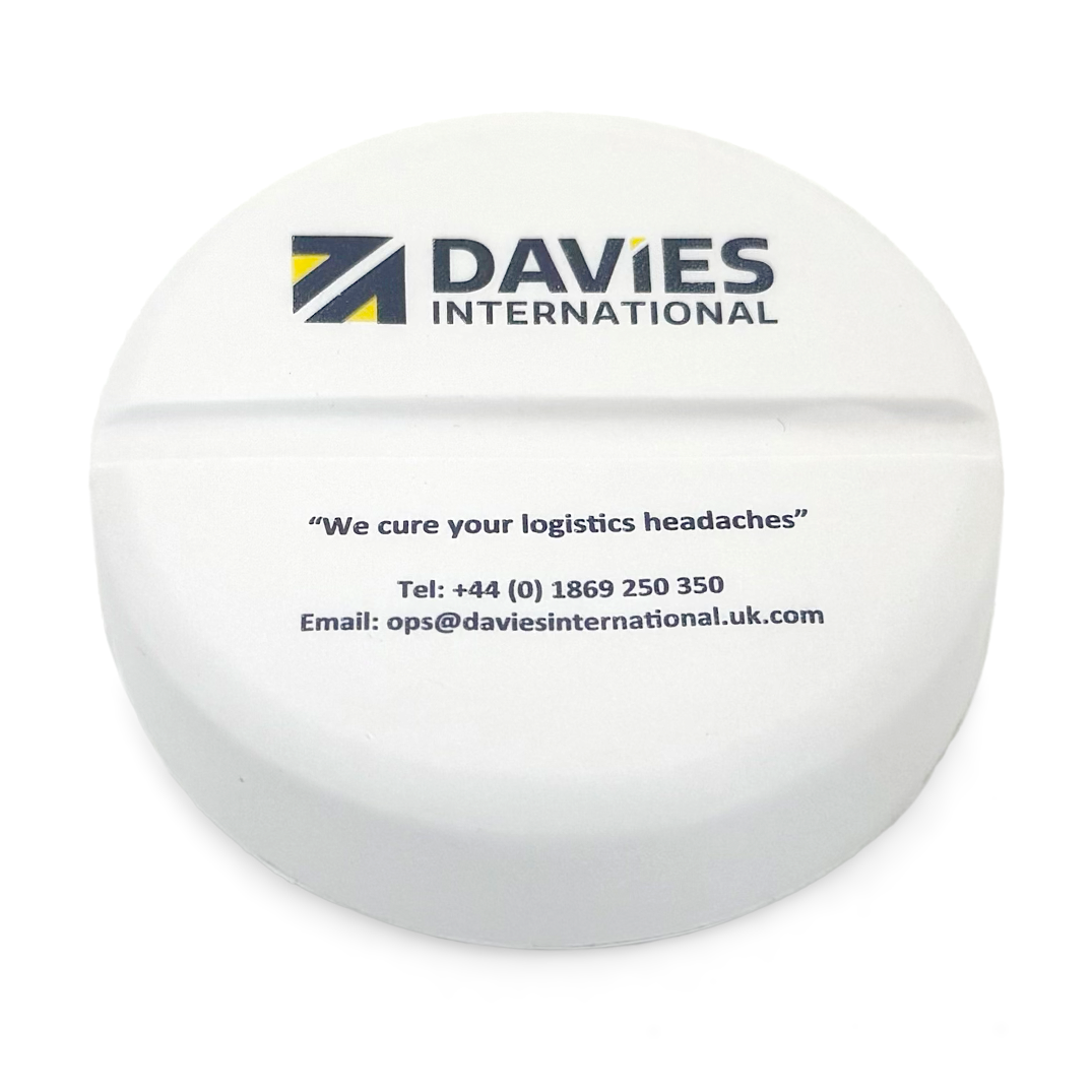 Round Tablet Stress Ball Front