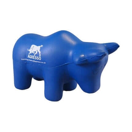 Bull shaped stress ball front view