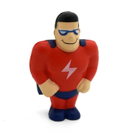 Stress Super Hero Front Side View
