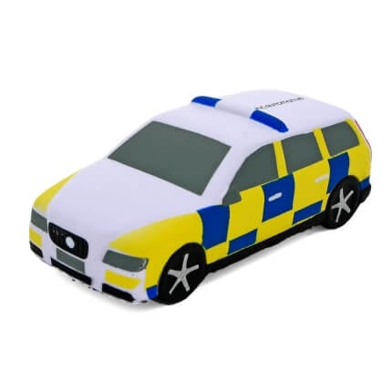 Police Car Shaped Stress Ball Front View
