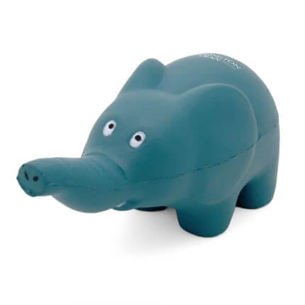 Elephant Keyring Stress Ball Front View
