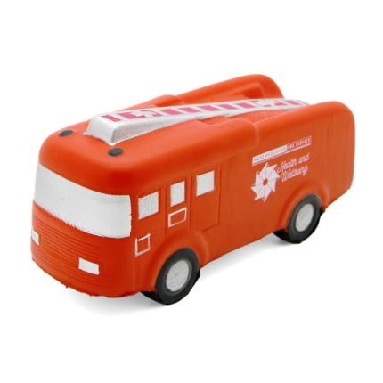 Fire Engine Stress Ball Front View
