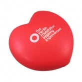 Love heart stress ball shape