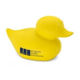 Duck shaped stress ball front view