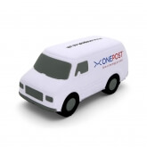 White Van Stress Ball Front View