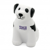 Black and White Stress Dog Front View
