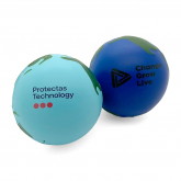 Light and Dark Blue Stress Globes