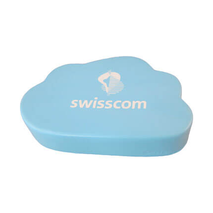 Blue cloud stress toy shape