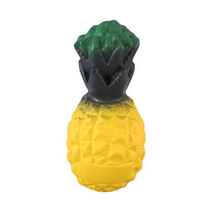 Pineapple stress toy shape showing print area
