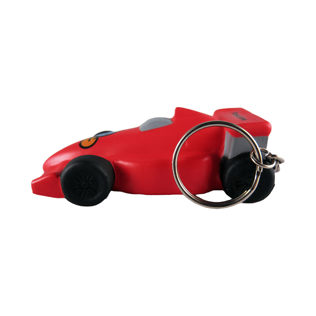 Racing Car Keyring Side