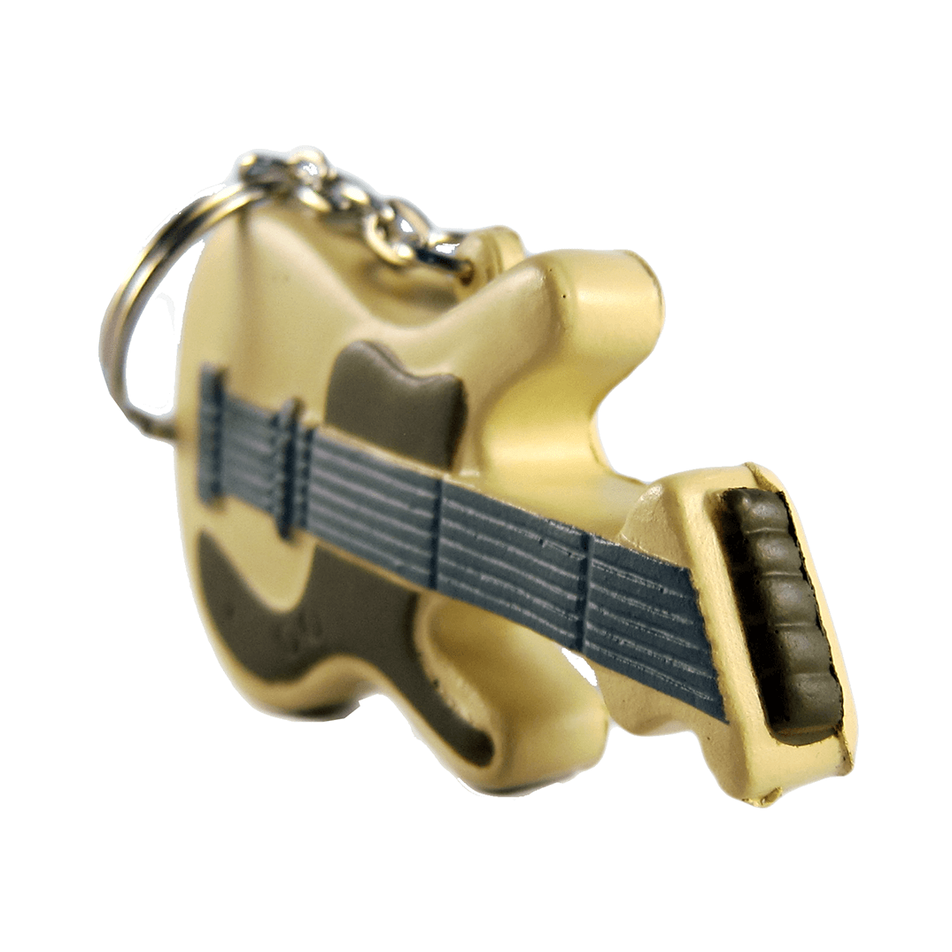 Guitar Keyring Angle