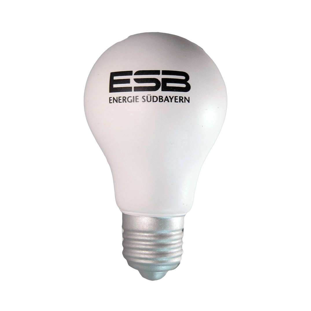 Light White Bulb Front View