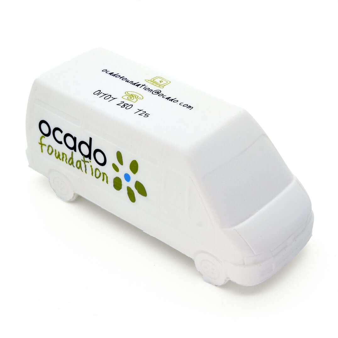 Ocado Printed Stress Van Angled