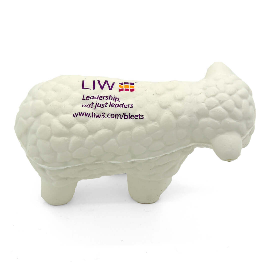 Sheep Stress Ball Aerial View