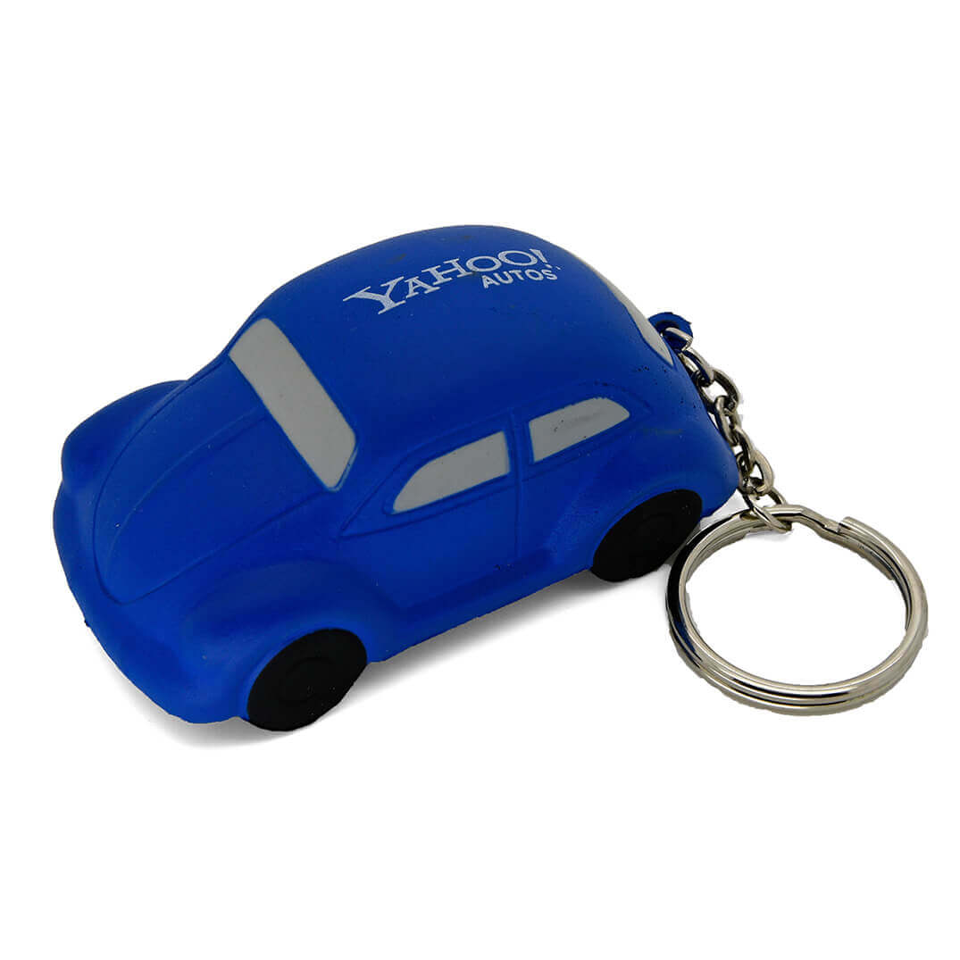 Blue VW Beetle Keyring Stress Ball