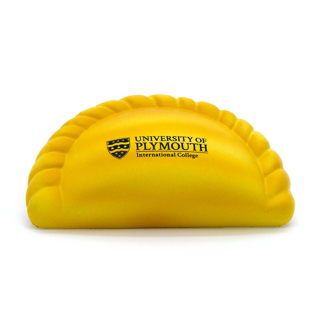 Cornish Pasty Stress Ball Lower Front View