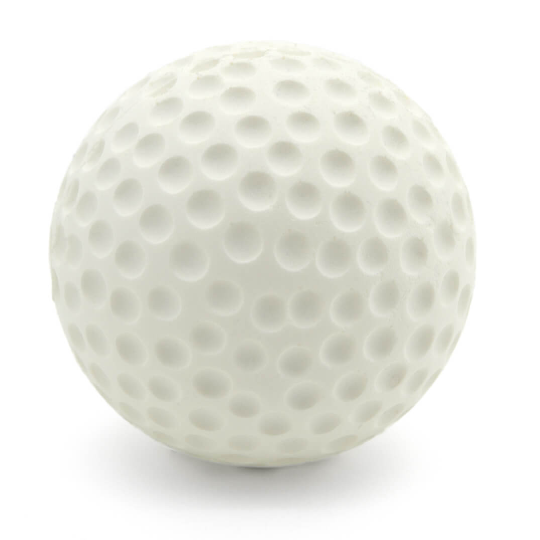 UK Made Golf Ball Stress Ball Rear View