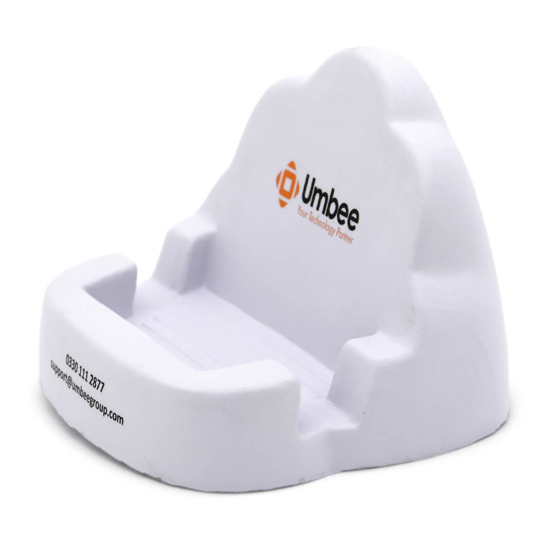 Cloud Phone Holder Stress Ball Side View