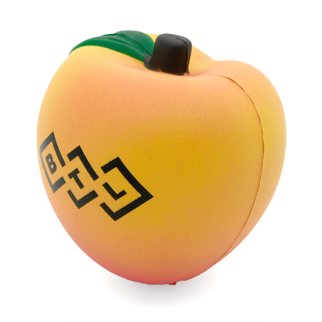 Peach Stress Ball Side View